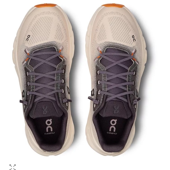 On Women's Cloudtilt Low Top Sneaker Iron/Dew, Size 8 - Picture 2 of 7